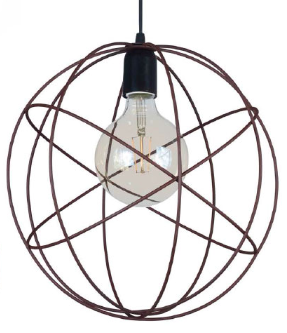Colgante 1593 negro Floreal