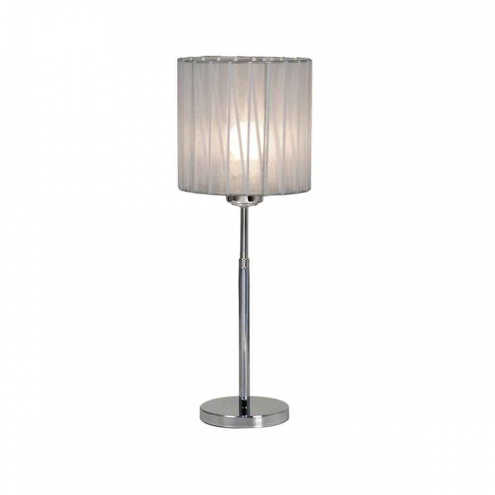 Lampara de mesa DANTE cromo Luz del Siglo