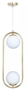 Colgante Monaco 2 luces tulipa 15cm Betyluz