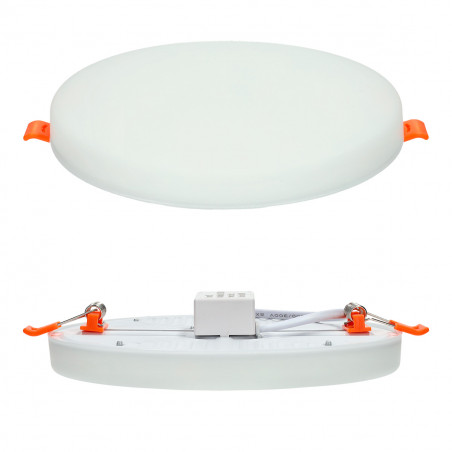 Panel LED Redondo Dual (embutido o plafon) 22w JA