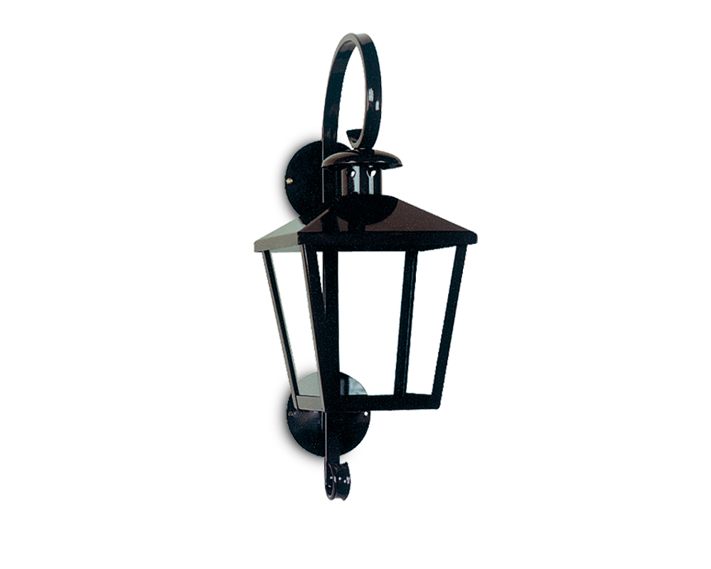Farol cuadrado hierro e-27 h: 750 a: 220 s: 290 fw