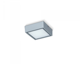 Plafon aluminio cuadrado 12cm 2xG9 2830 FW