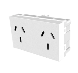 [60028-26-bla] MODULO TOMA DOBLE JELUZ Platinum BLANCO JELUZZ