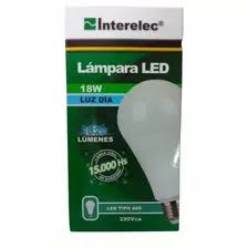 LAMPARAS LED TIPO A60 e-27 18w interelec