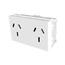 [60027-26-bla] MODULO 2 TOMAS COMBINADO + TIERRA 2X10A-250VCA BLANCO PLATINUM  JELUZZ