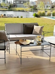 [CamastroDoble-172] Camastro Industrial California Doble con almohadones Decoglow