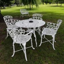 [JJ-001-75-bla] Juego Jardín Boston 1 Mesa y 4 Sillones Sudeal