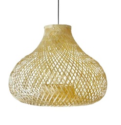 [LSB5800-99] REM LAMPARA BAMBÚ 40X30  Grass