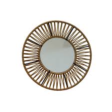 Espejo Sole Chico Diámetro 48 cm yute decoglow